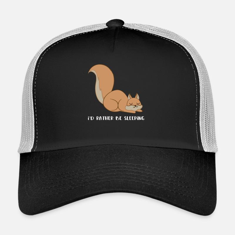 Squirrel - squirrel fan - sleeping Trucker Cap