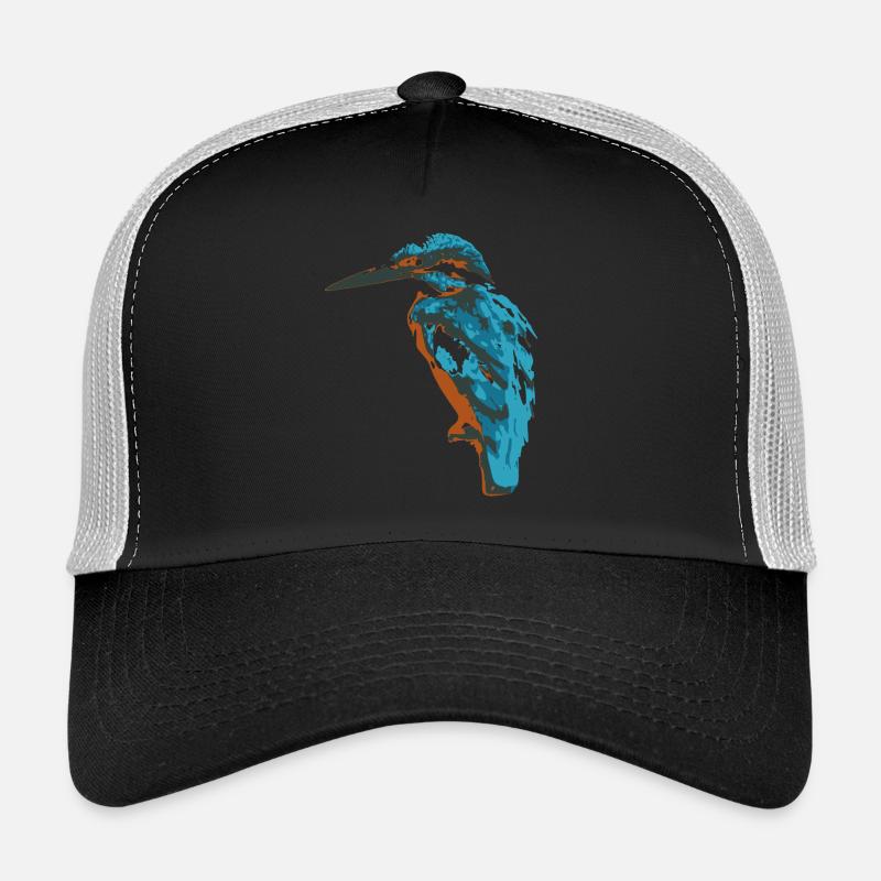 kingfisher - Trucker Cap - black/stone grey