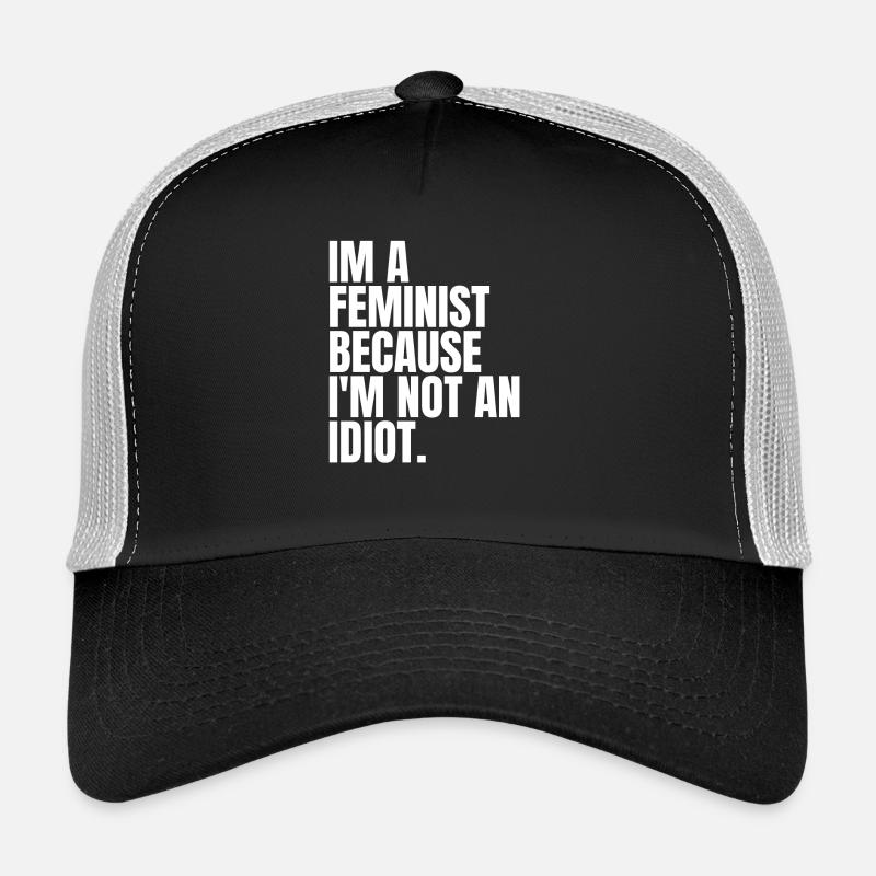 I'm A Feminist - Trucker Cap - black/stone grey