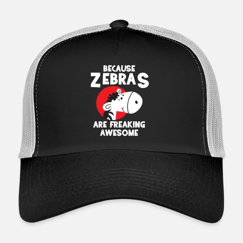 Zebra - Zebras - Zebrafan - Gift - Awesome Trucker Cap