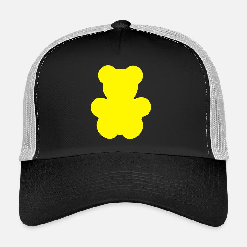 Carl Jaune Casquette trucker 