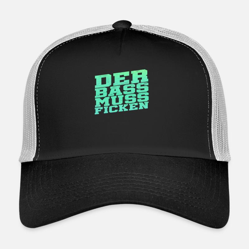 La basse doit baiser Casquette trucker 