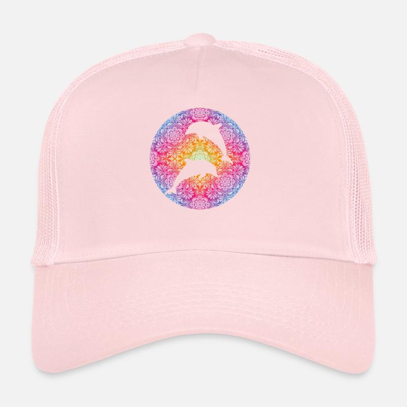 Dolphin Mandala Trucker Cap