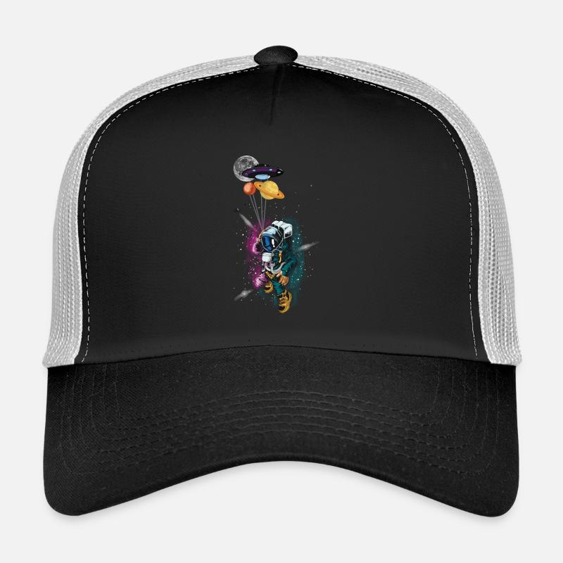 Space Astronaut - Trucker Cap - black/stone grey