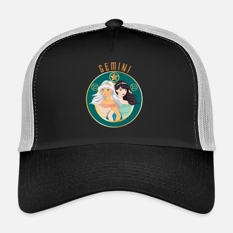 Zodiaque - Horoscope - Gémeaux - Cadeaux Casquette trucker 