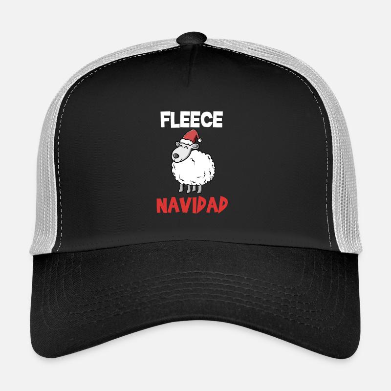 Fleece Navidad mouton doux Noël cadeau Casquette trucker 