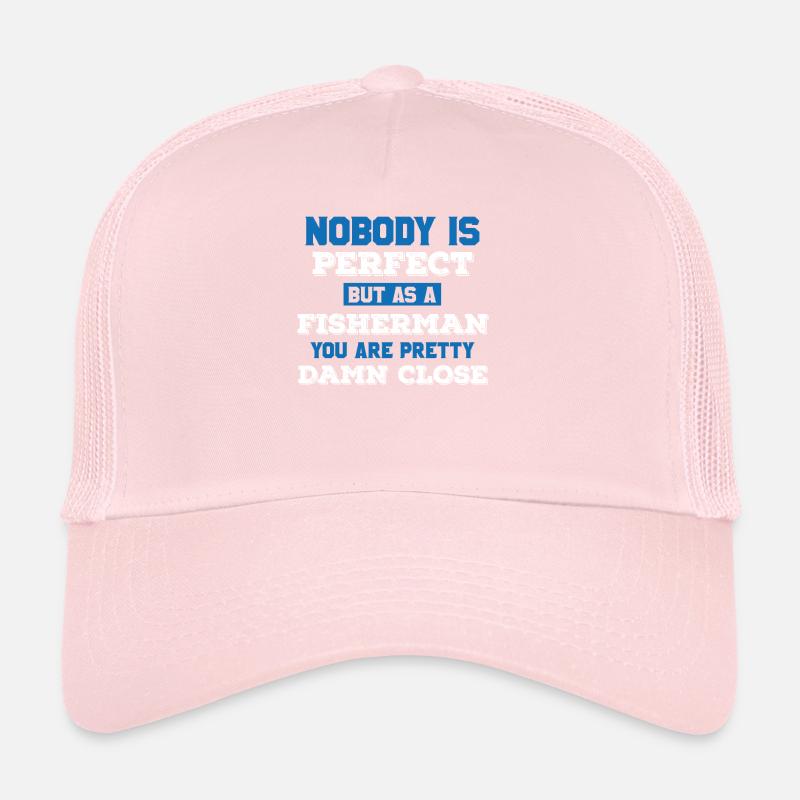 Pêcheur pêcheur, pêche, pêche, poisson, cadeau, idée Casquette trucker 