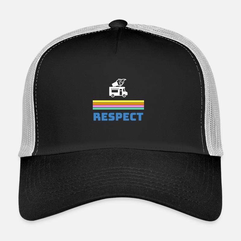Respecter l'homme dans la camionnette de glace Casquette trucker 