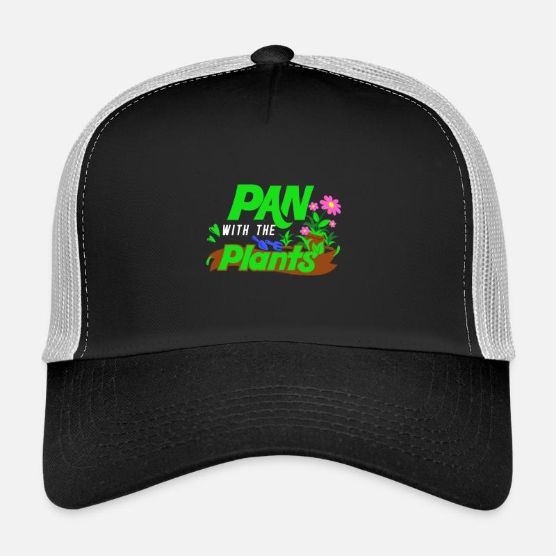 Pfanne mit den Pflanzen - Gärtner Geschenk Trucker Cap