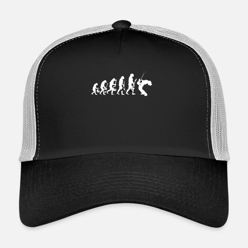 Evolution Rockstars Guitar Electric Guitar Gift Trucker Cap