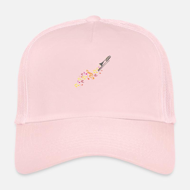Trombone And Musical Notes Trucker Cap