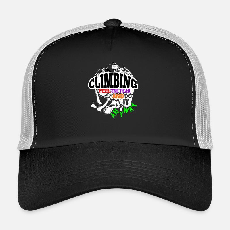 Klettern Inspiration - Trucker Cap - Schwarz/Steingrau