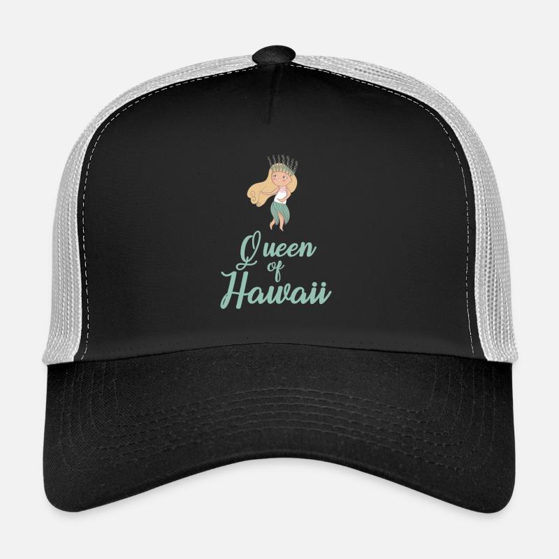 Hawaii Mädchen - Trucker Cap - Schwarz/Steingrau