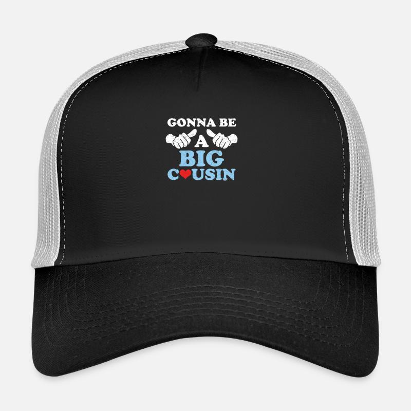 Big Cousin - Trucker Cap - black/stone grey