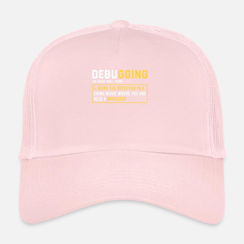 Debugging Programming Programmer Gift Trucker Cap