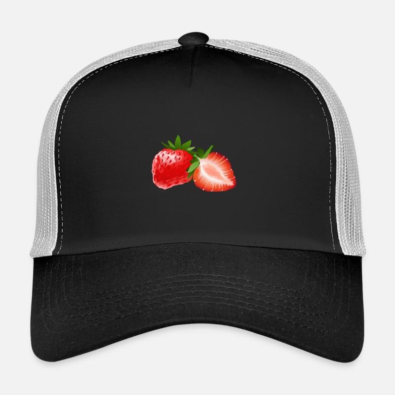 Strawberries Fruit Fruit Strawberry Fruit Trucker Cap