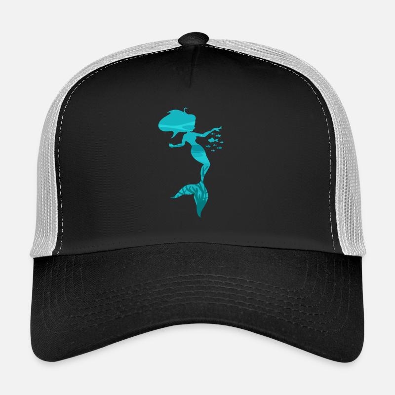 Sirène sirène sirène conte de fées Casquette trucker 