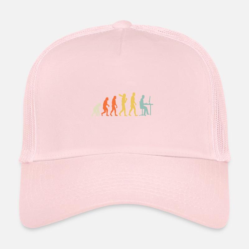 Die Evolution des Menschen zum Computerdesign Trucker Cap