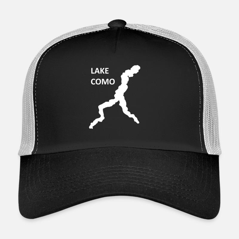 Lake Como - Trucker Cap - Schwarz/Steingrau