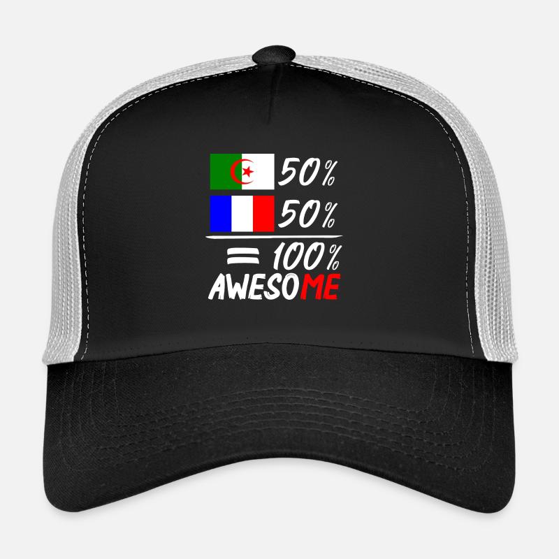 Moitié Français moitié Algérien Trucker Cap