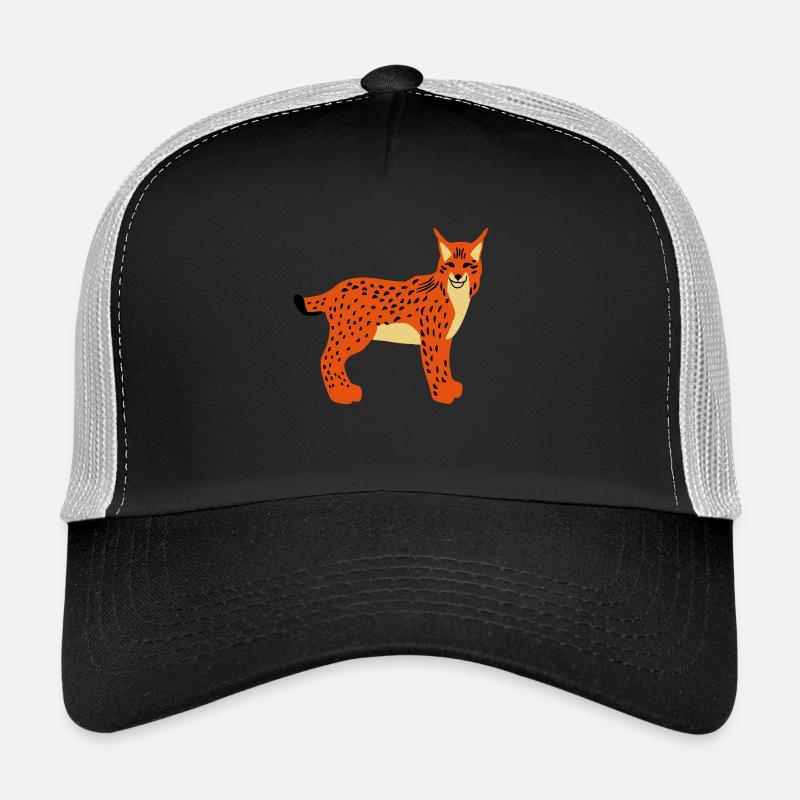 Lynx head front vector Trucker Cap
