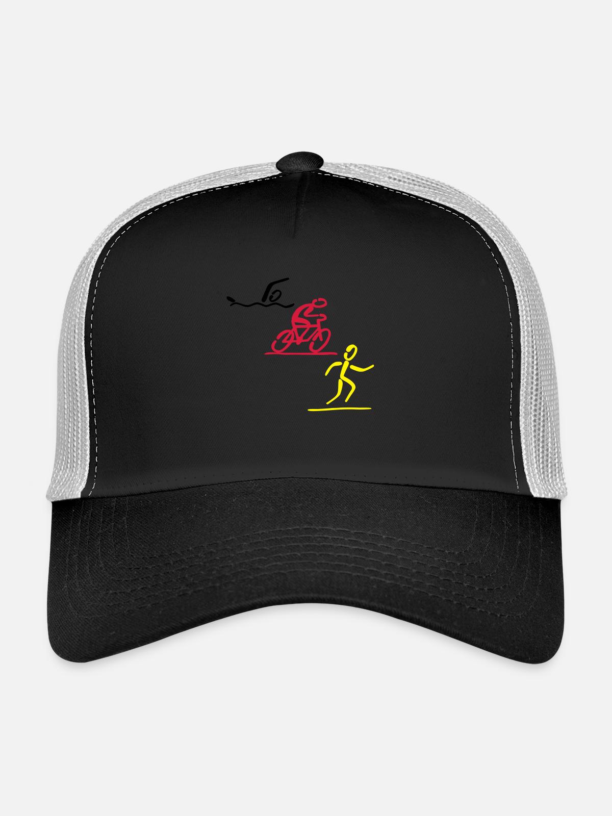triatlon - Trucker Cap - black/stone grey - Front