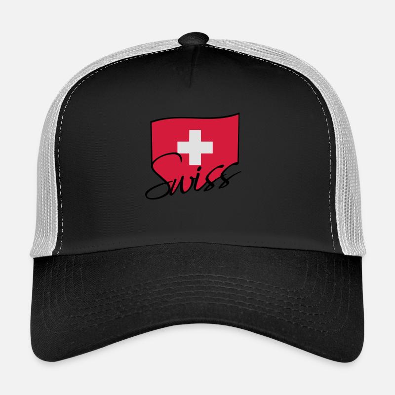 Swiss Flag Logo Casquette trucker 