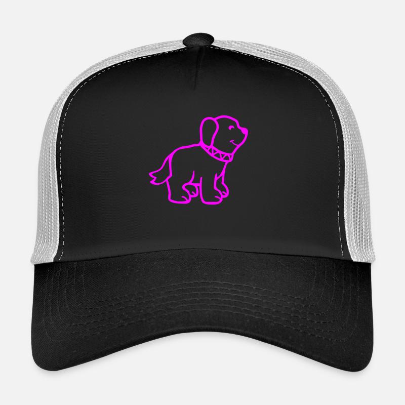 Chien Casquette trucker 