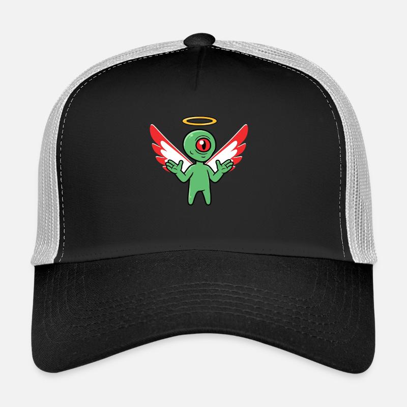Angel Alien - Trucker Cap - black/stone grey