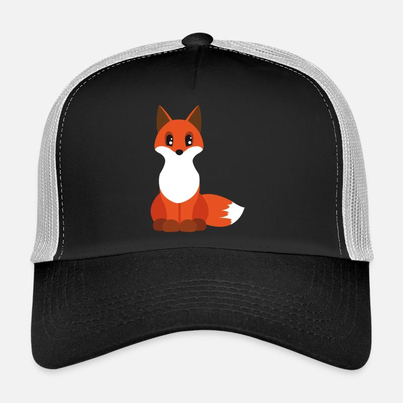 Fuchs - Trucker Cap - Schwarz/Steingrau