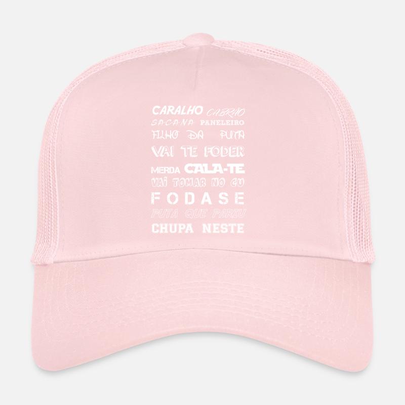 CARALHO white Casquette trucker 