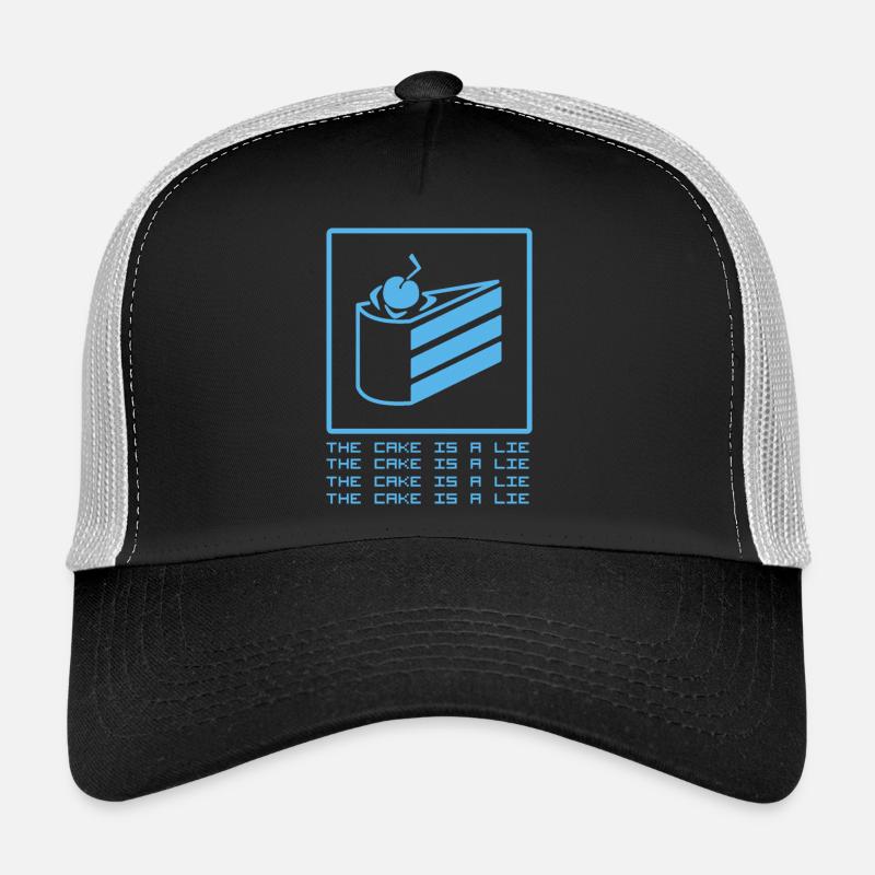 Le gâteau est un mensonge Casquette trucker 