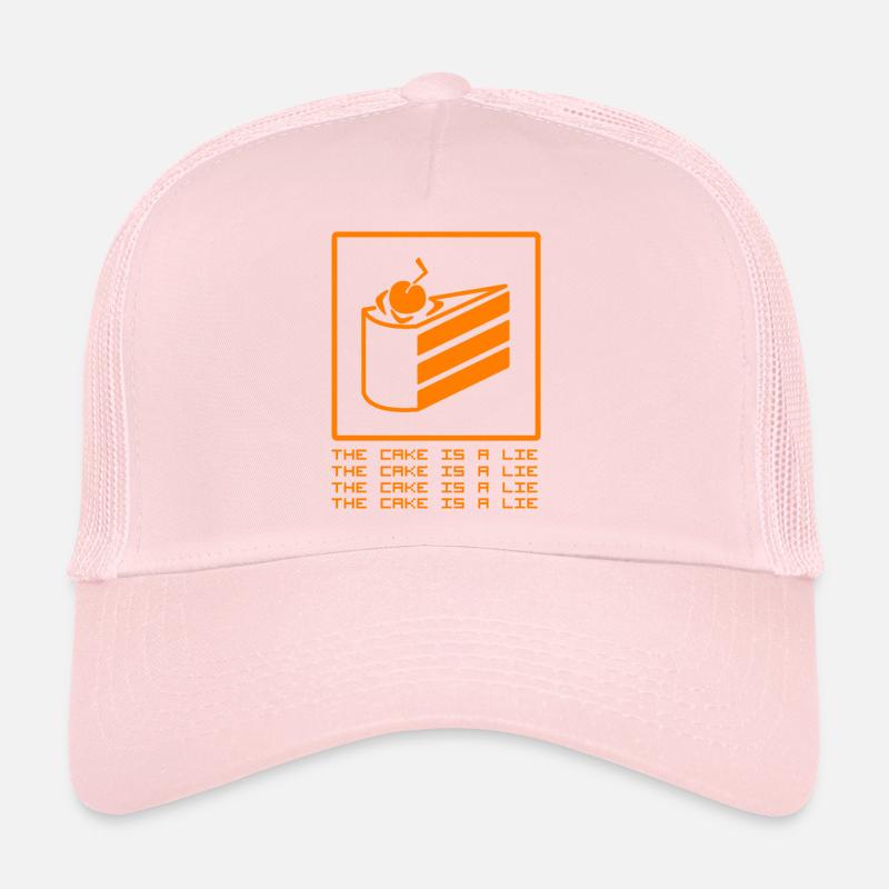 THE CAKE IS A LIE Casquette trucker 
