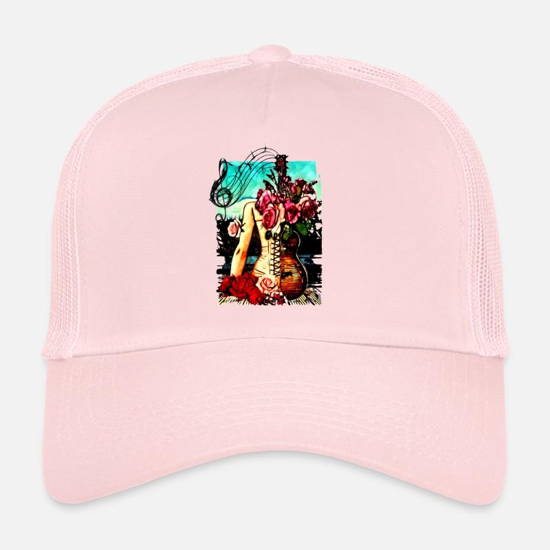 guitare hanches Casquette trucker 