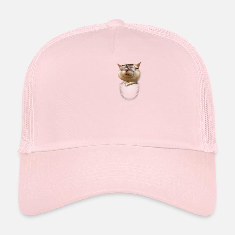 LUNETTE DE POCHE CHAT Casquette trucker 