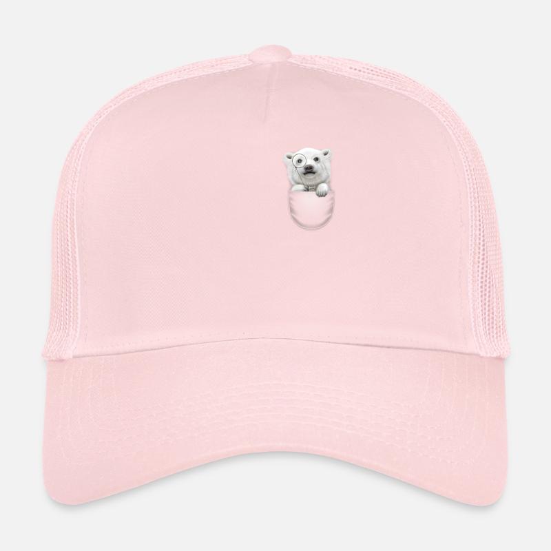 POCKET POLAR BEAR Trucker Cap