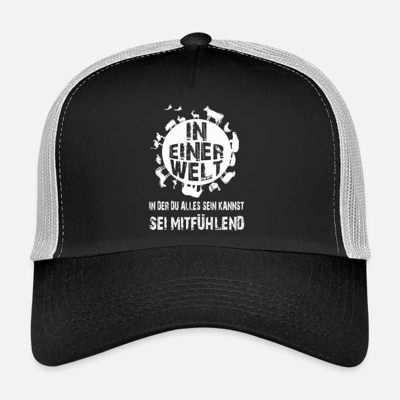 In einer Welt... sei mitgühlend ♥ Trucker Cap