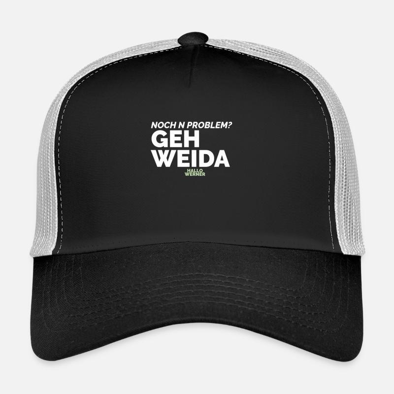 Hallo Werner 2 - Trucker Cap - Schwarz/Steingrau