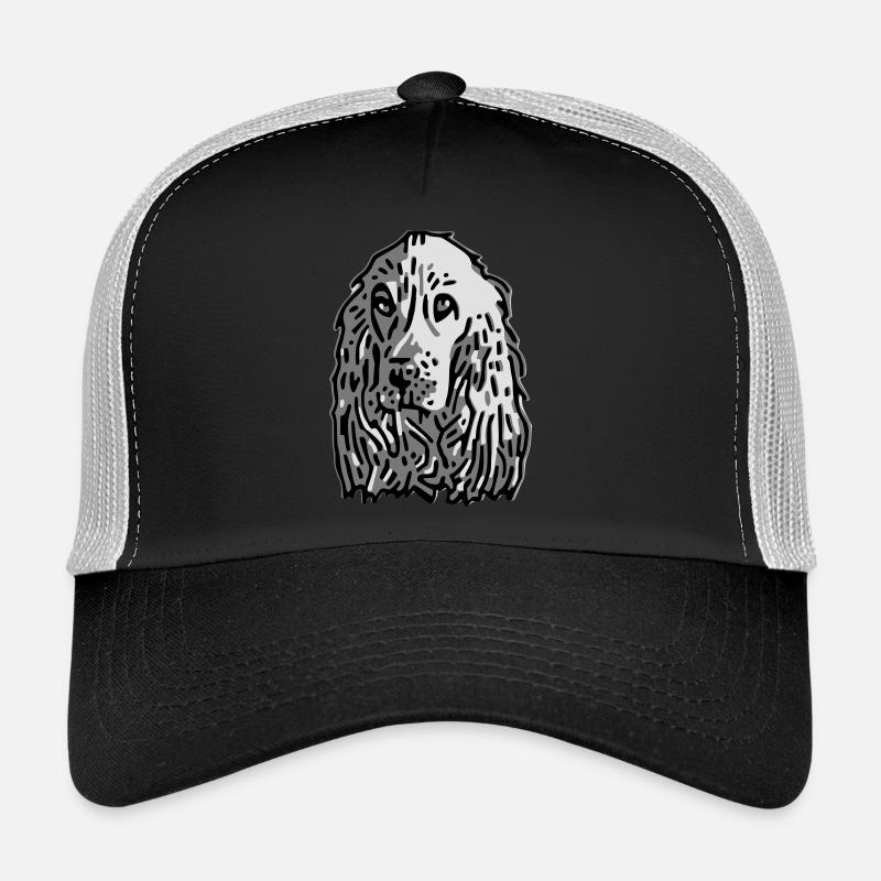 cocker - Trucker Cap - Schwarz/Steingrau