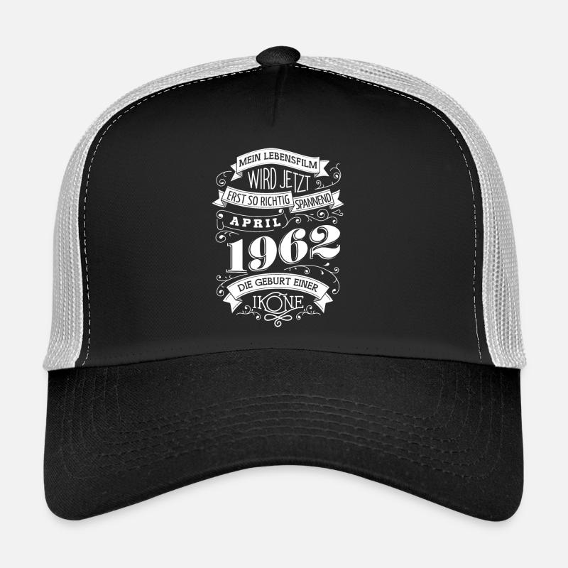 April 1962 Die Geburt einer Ikone - Trucker Cap - Schwarz/Steingrau