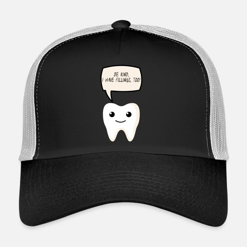 Dentiste: Be Kind, je obturations, aussi! Casquette trucker 