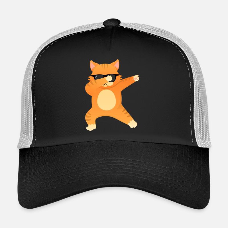 Cat With Sunglasses Dab Dance - Cool Gift Casquette trucker 