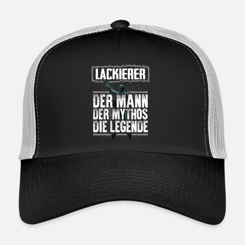 LACKIERER - Mythos - Trucker Cap - Schwarz/Steingrau