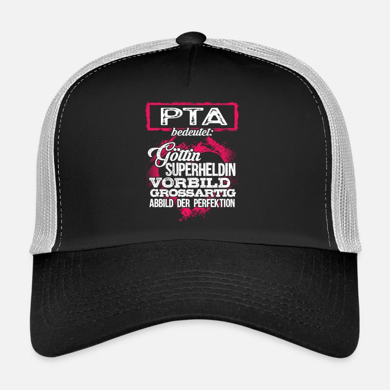 PTA - duden - Trucker Cap - Schwarz/Steingrau