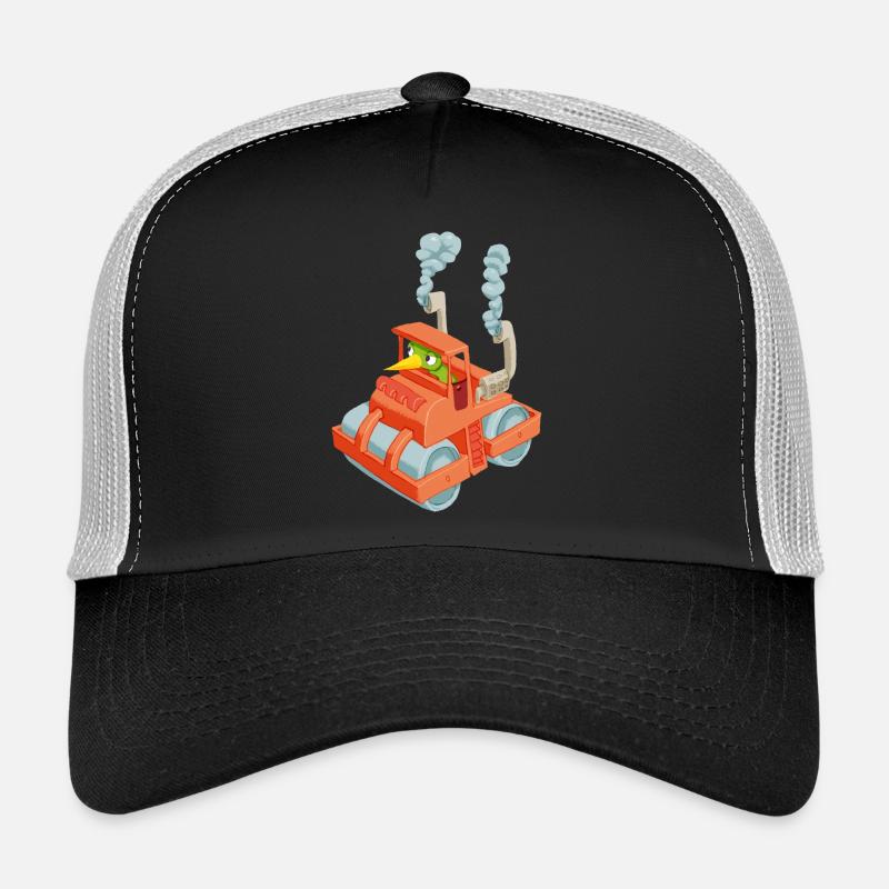 Caterpillar in a vehicle - Trucker Cap - black/stone grey