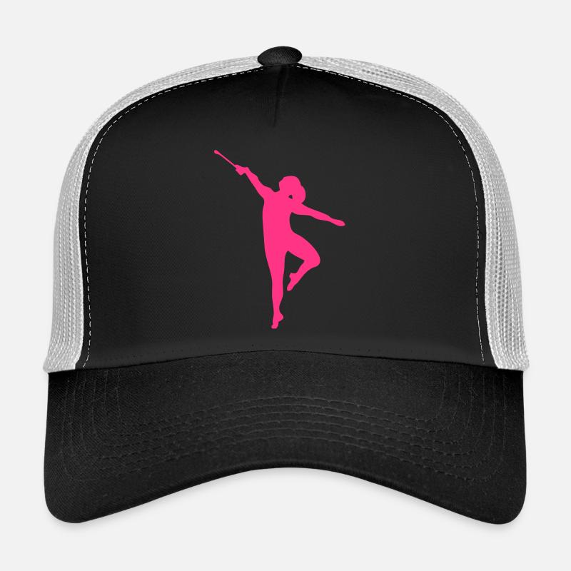 danseuse twirling baton1 - Casquette trucker  - noir/gris pierre