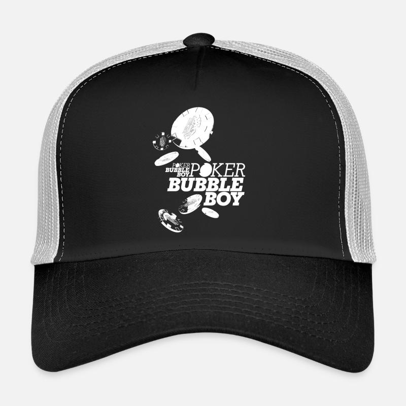 Poker - Bubble Boy (white) - Trucker Cap - black/stone grey
