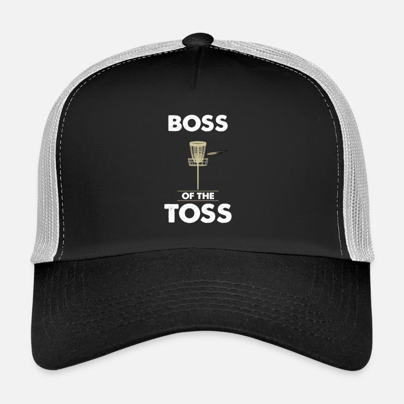 Disc Golf - Trucker Cap - Schwarz/Steingrau
