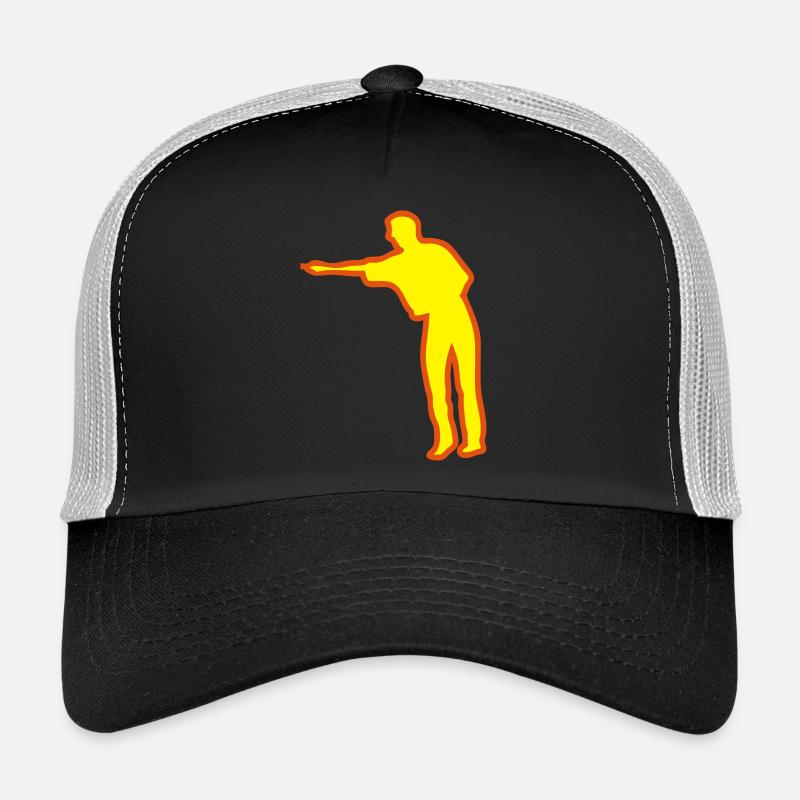 player board game puck logo character Trucker Cap