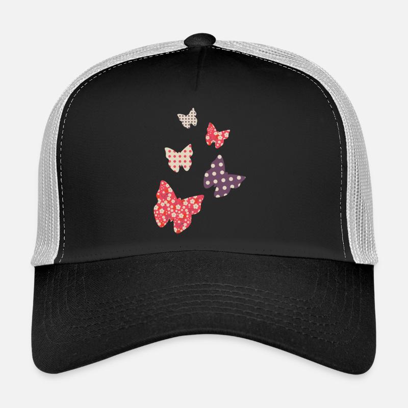 butterflies - Trucker Cap - black/stone grey